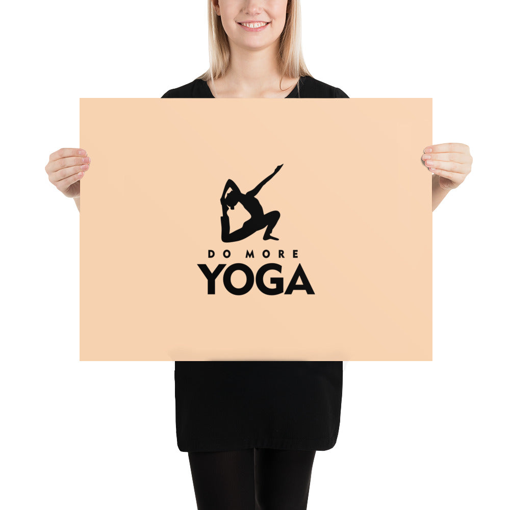 DO MORE YOGA - Poster