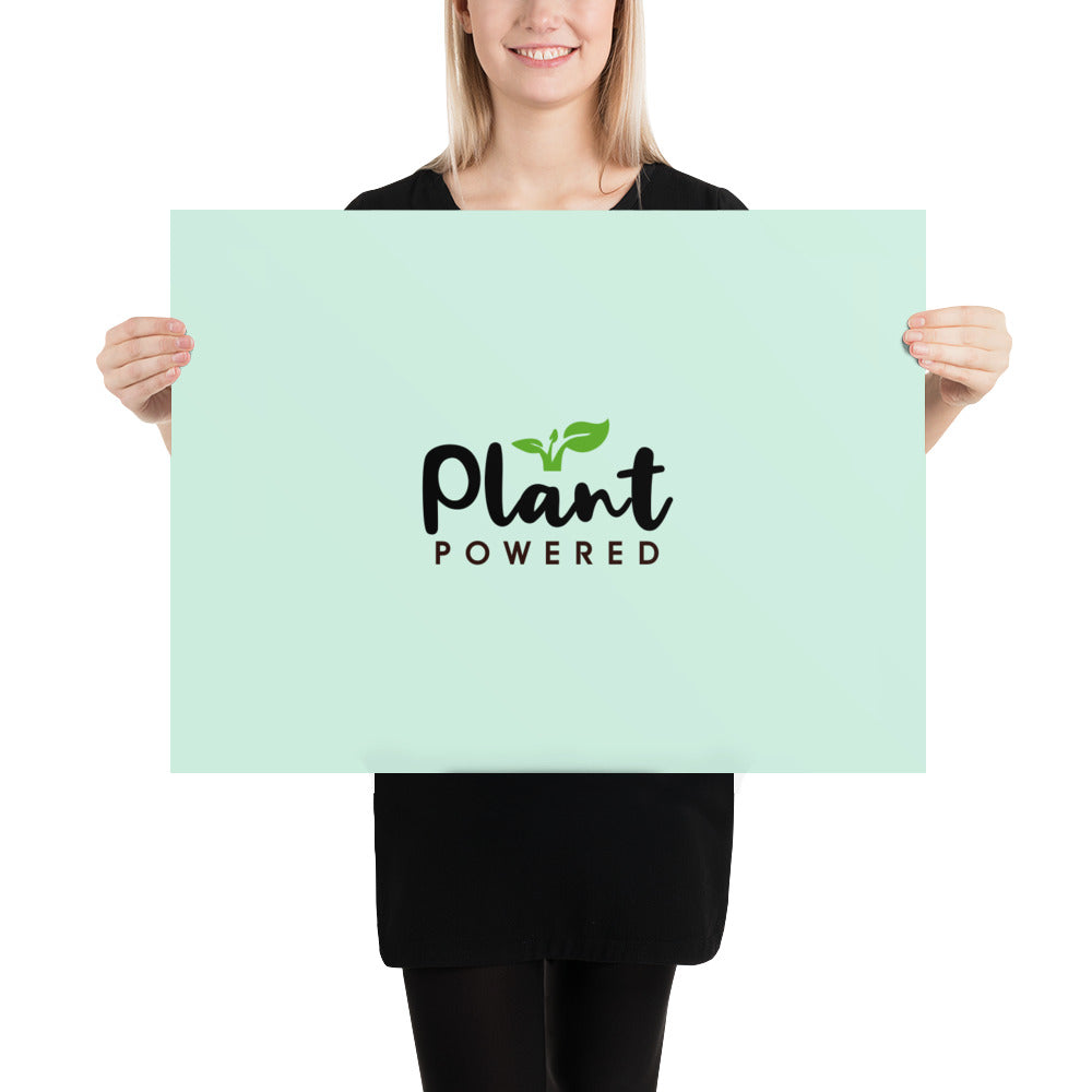 PLANT POWERED - Poster