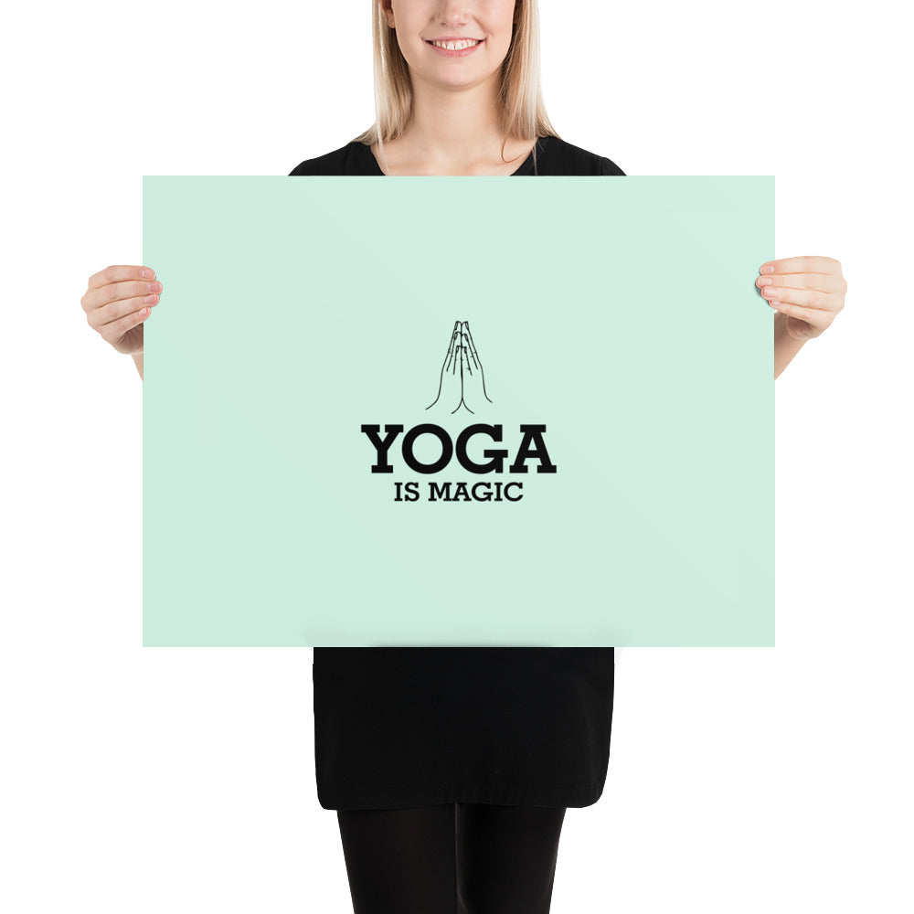 YOGA IS MAGIC - Poster