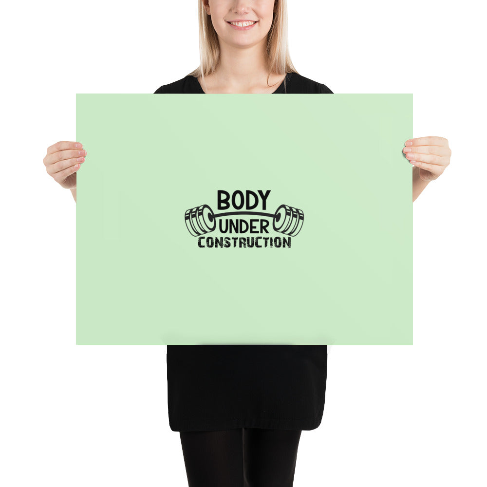 BODY UNDER CONSTRUCTION - Poster