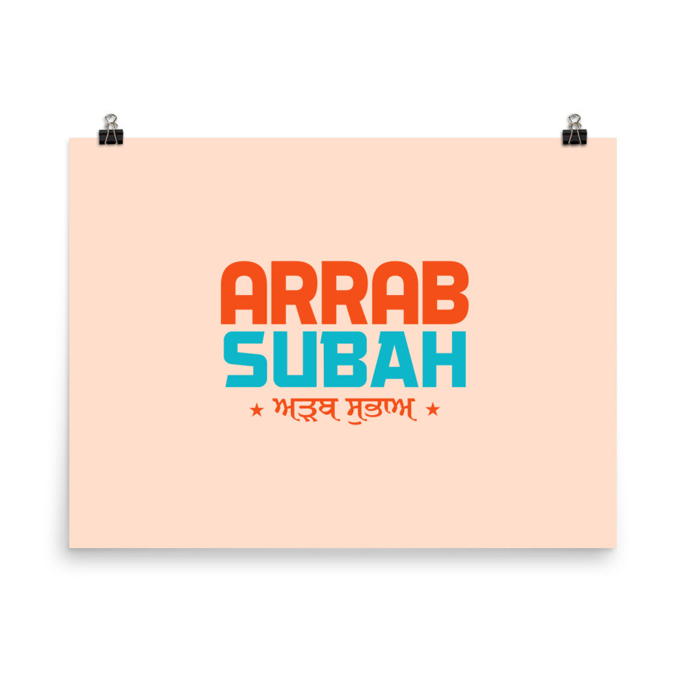 ARRAB SUBAH - Poster