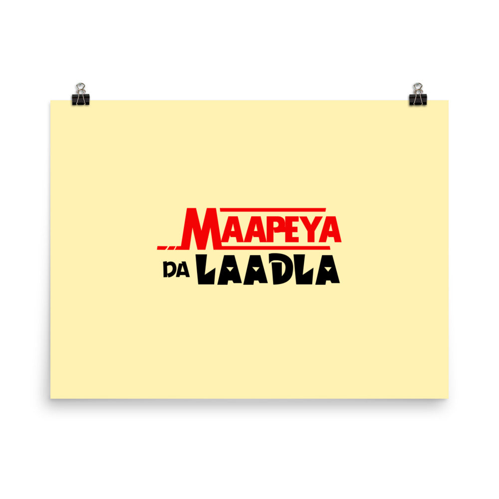 MAAPEYA DA LAADLA - Poster