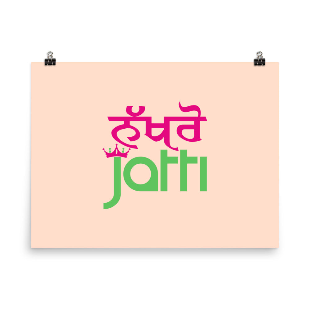 NAKHRO JATTI - Poster