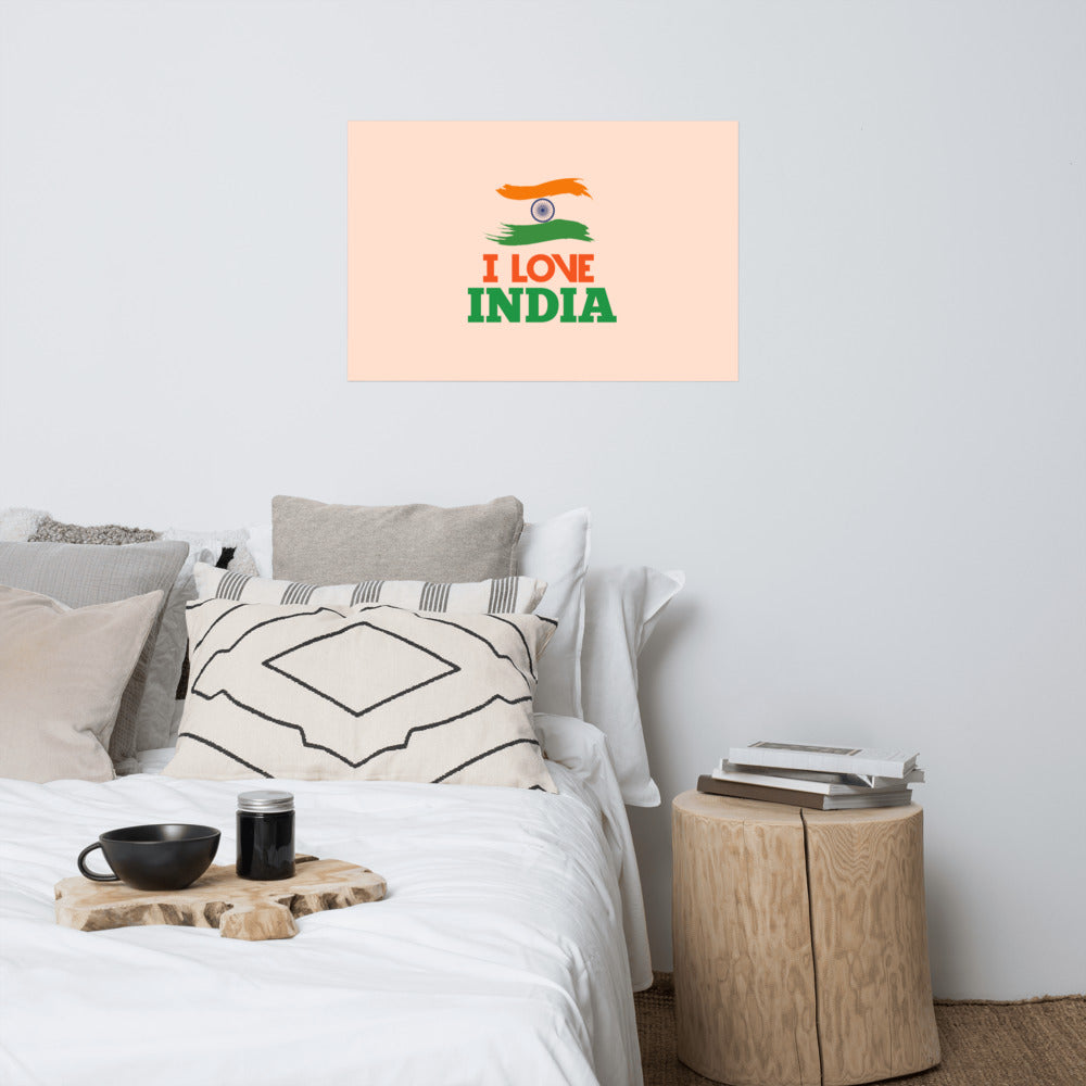 I LOVE INDIA - Poster
