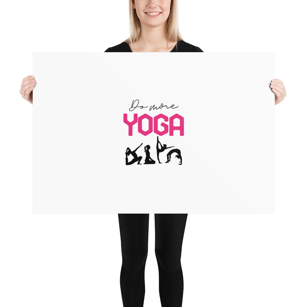 DO MORE YOGA - Poster