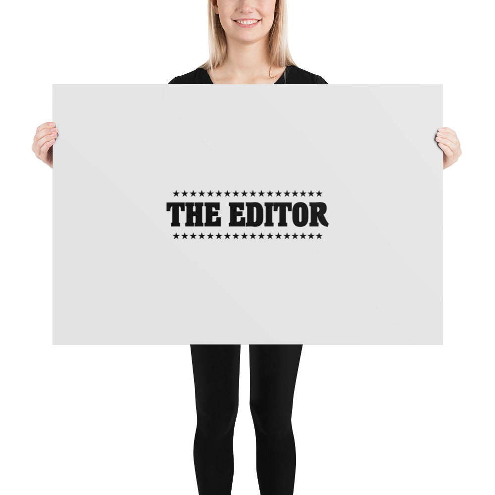 THE EDITOR - Poster