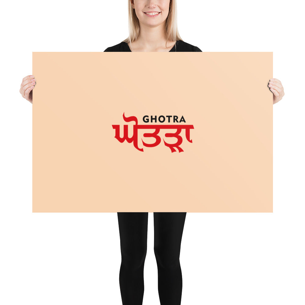 GHOTRA - Poster