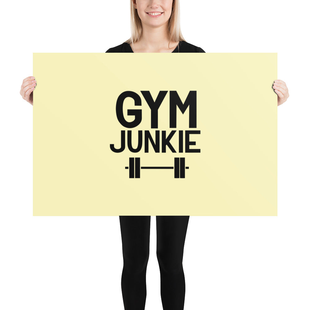 GYM JUNKIE - Poster