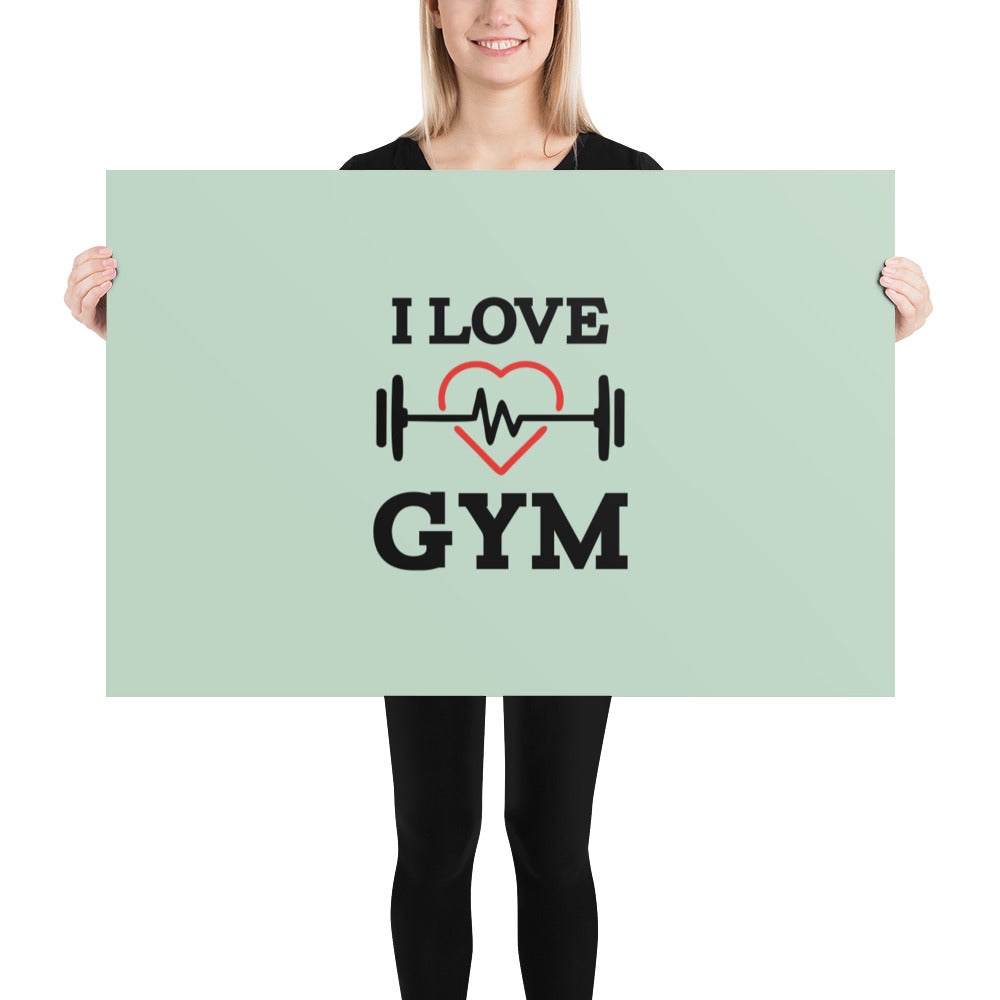 I LOVE GYM - Poster