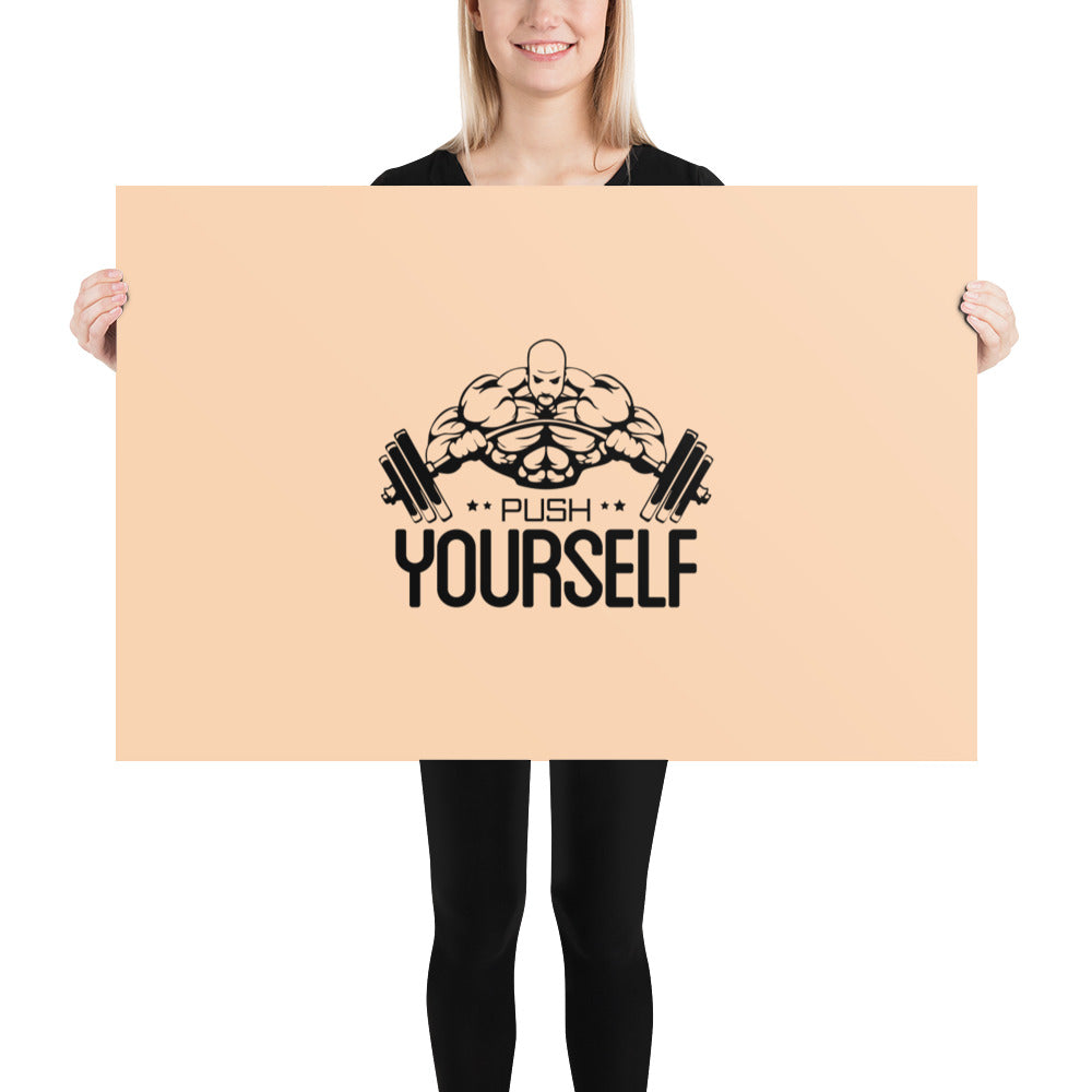 PUSH YOURSELF - Poster