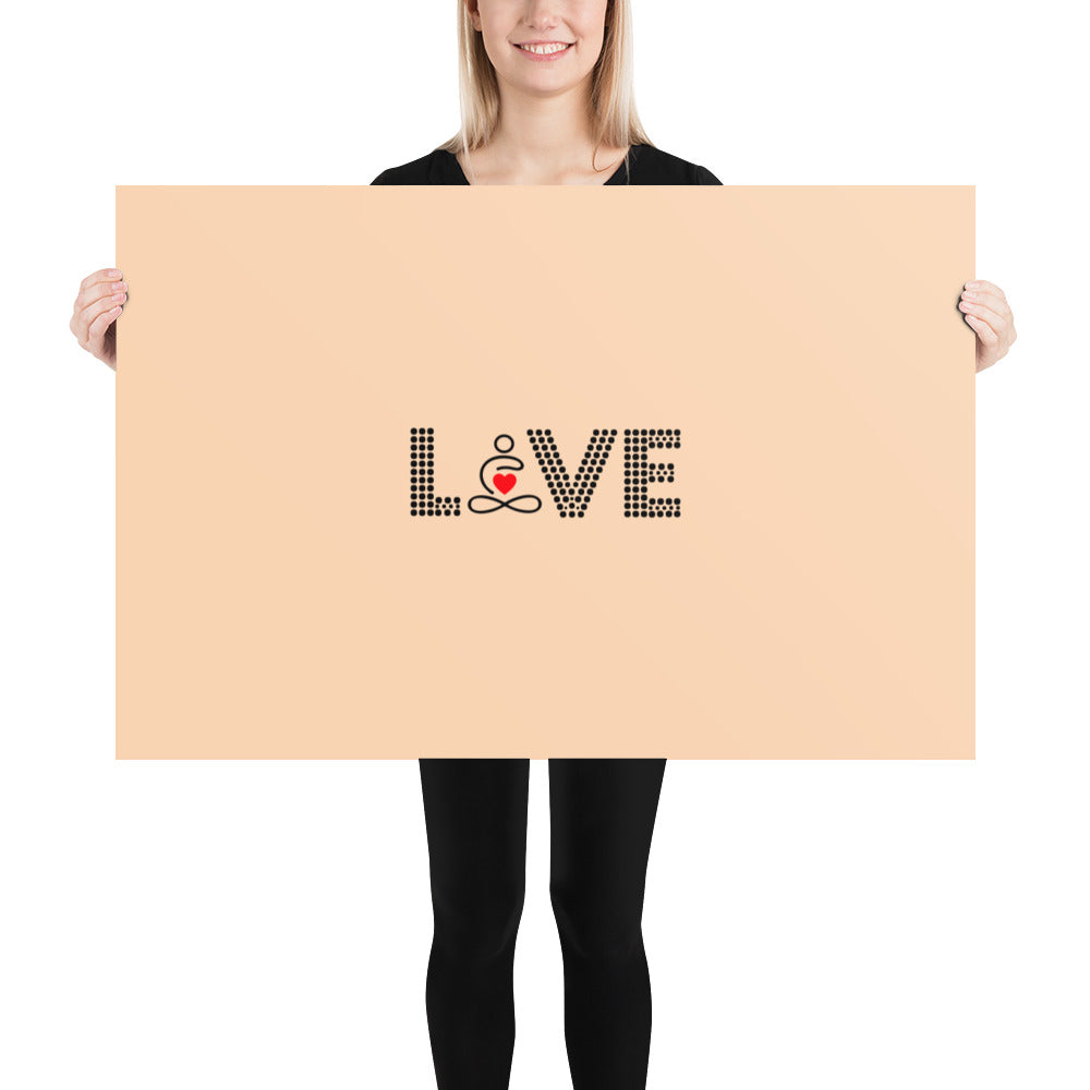LOVE YOGA - Poster