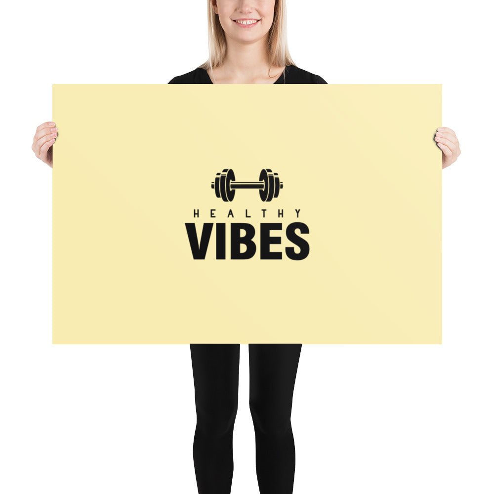 HEALTHY VIBES - Poster