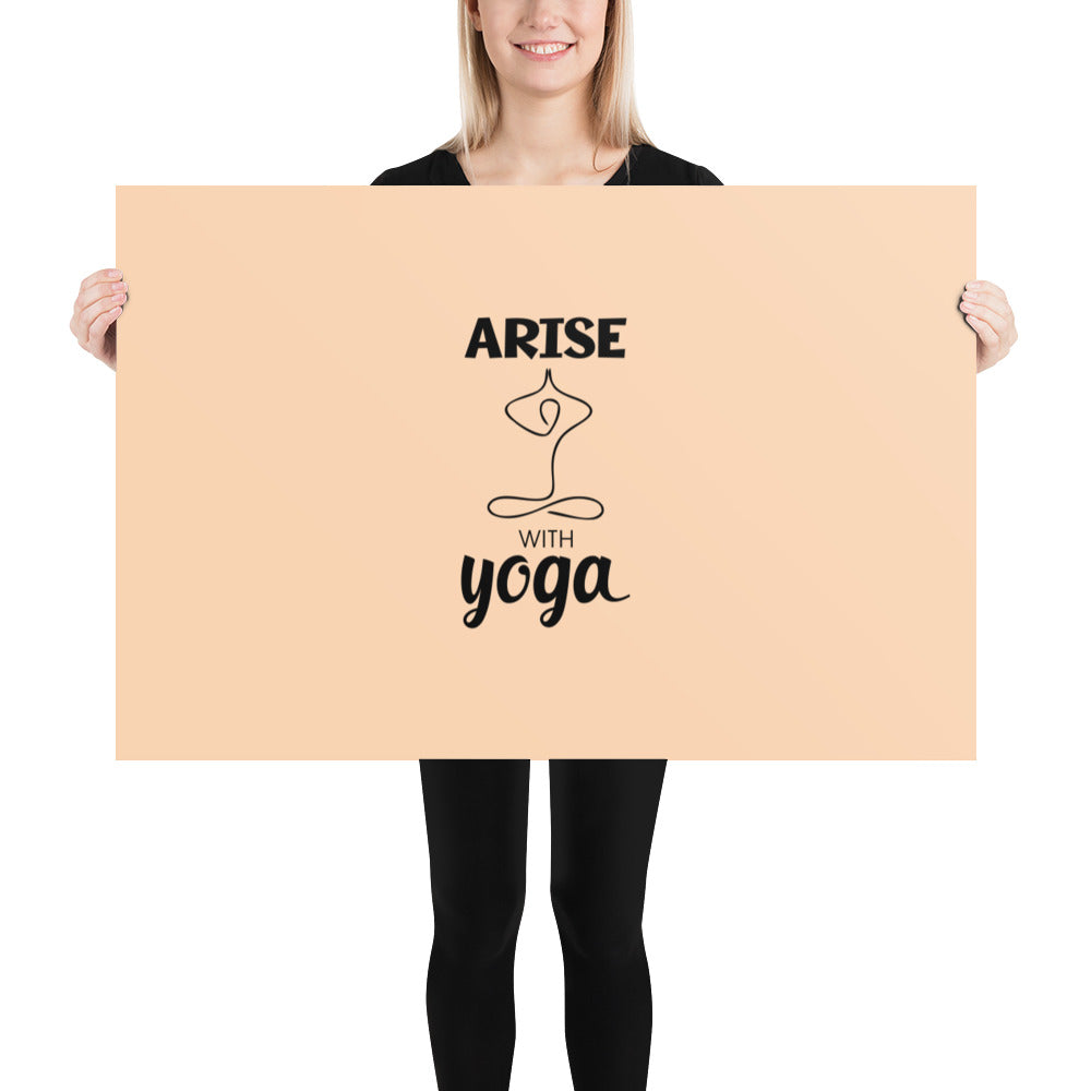 ARISE WITH YOGA - Poster