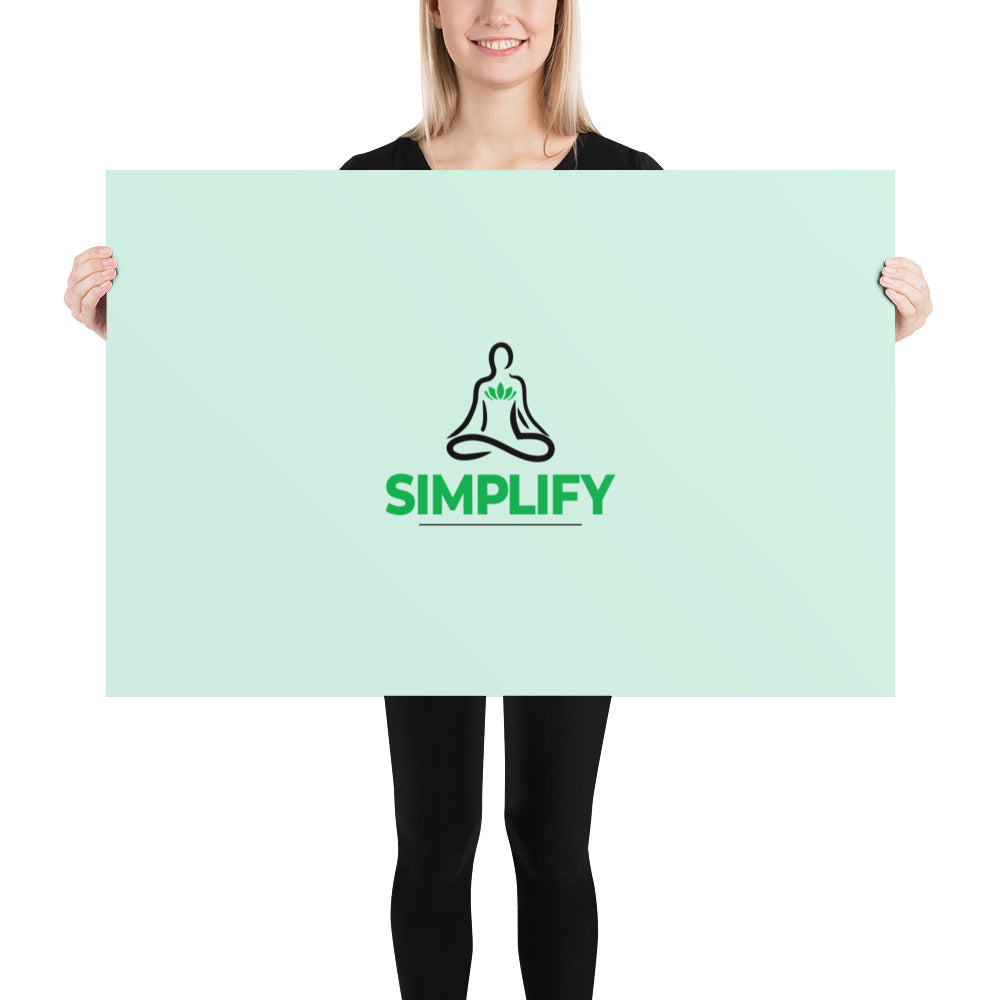 SIMPLIFY - Poster