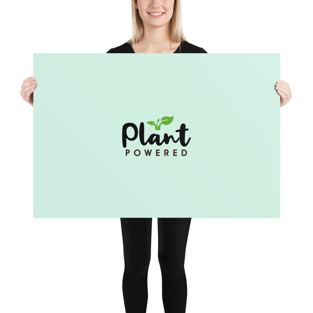 PLANT POWERED - Poster