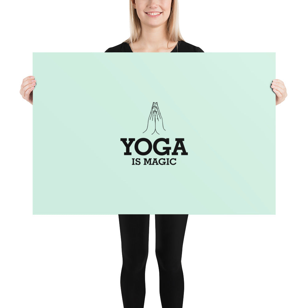 YOGA IS MAGIC - Poster