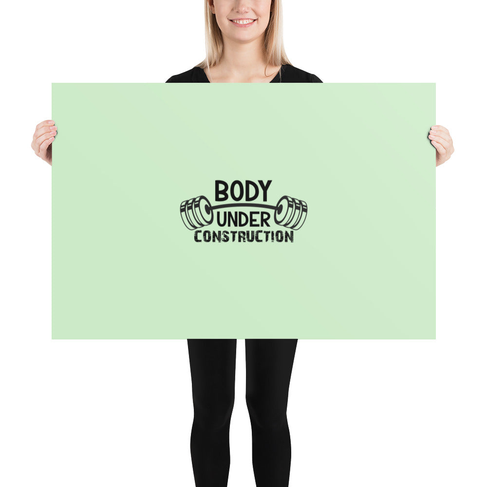 BODY UNDER CONSTRUCTION - Poster