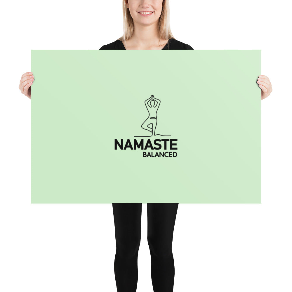 NAMASTE BALANCED - Poster