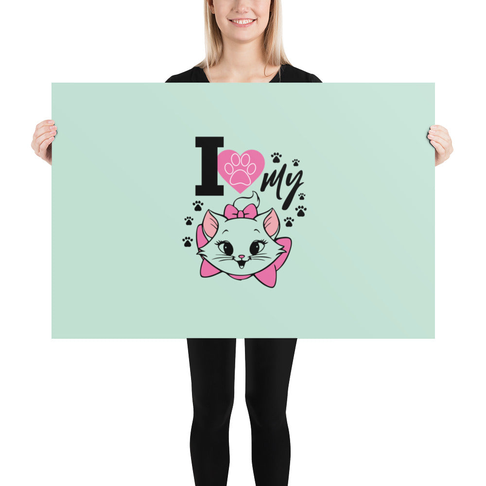 I LOVE MY CAT - Poster