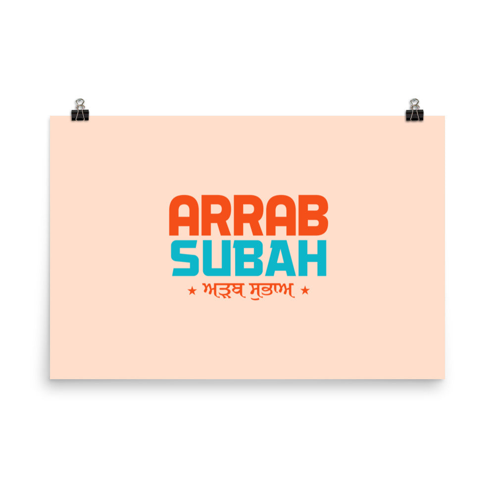 ARRAB SUBAH - Poster