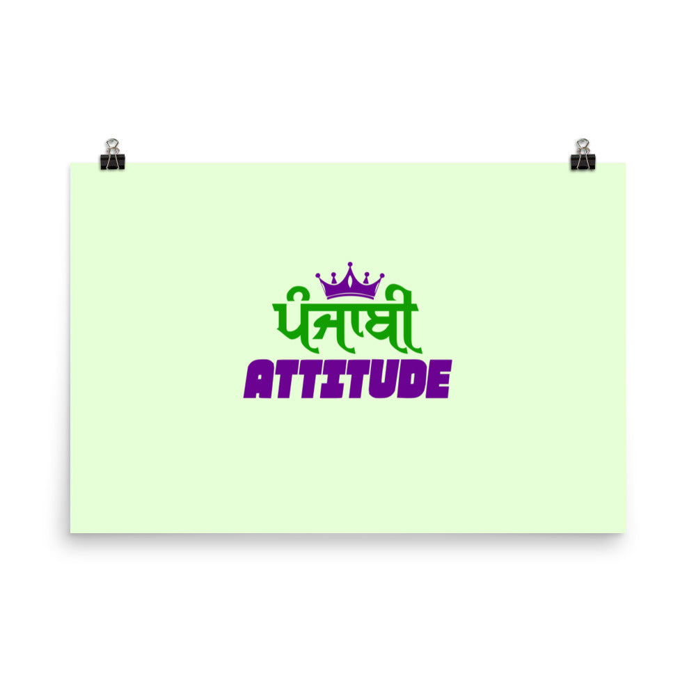 PUNJABI ATTITUDE - Poster