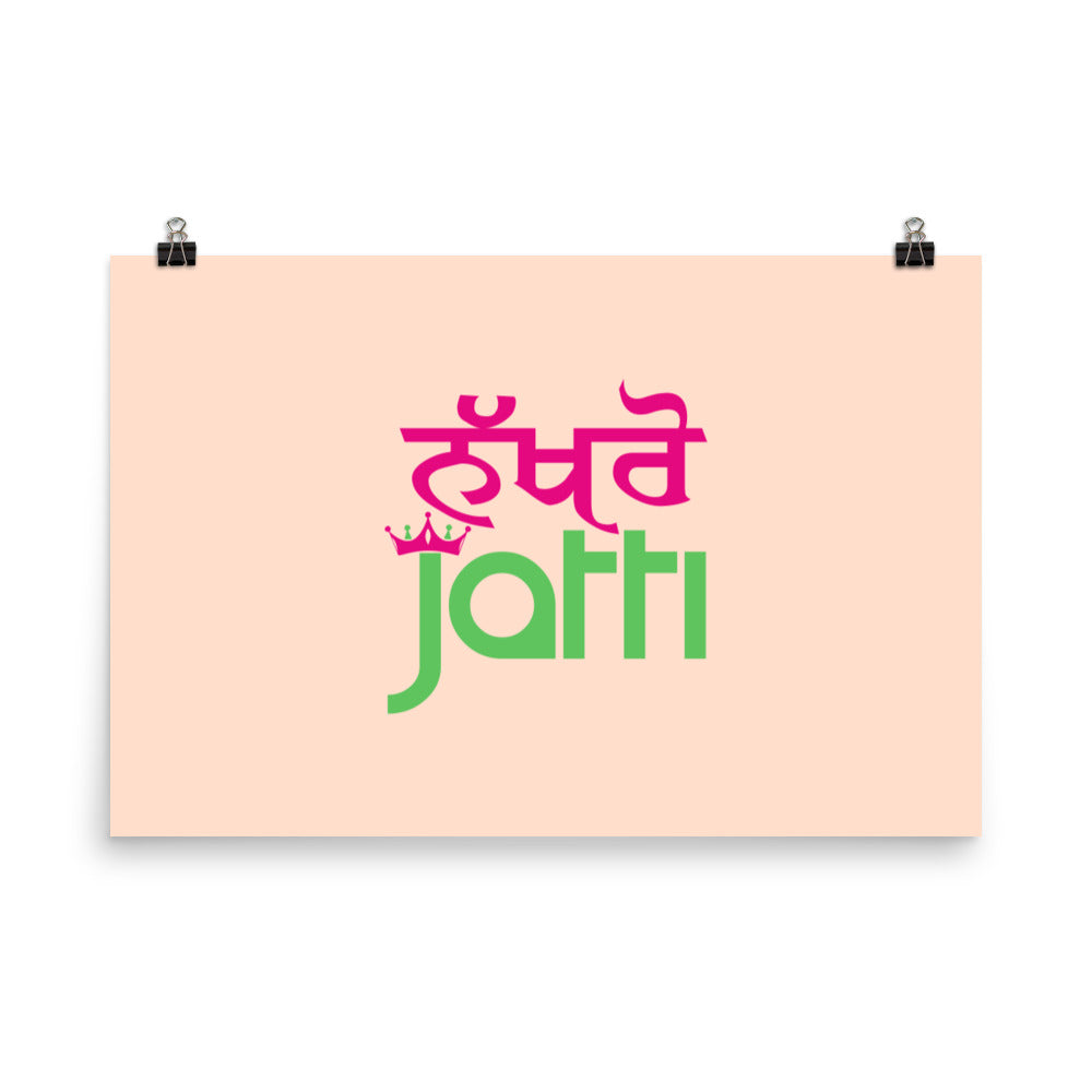 NAKHRO JATTI - Poster