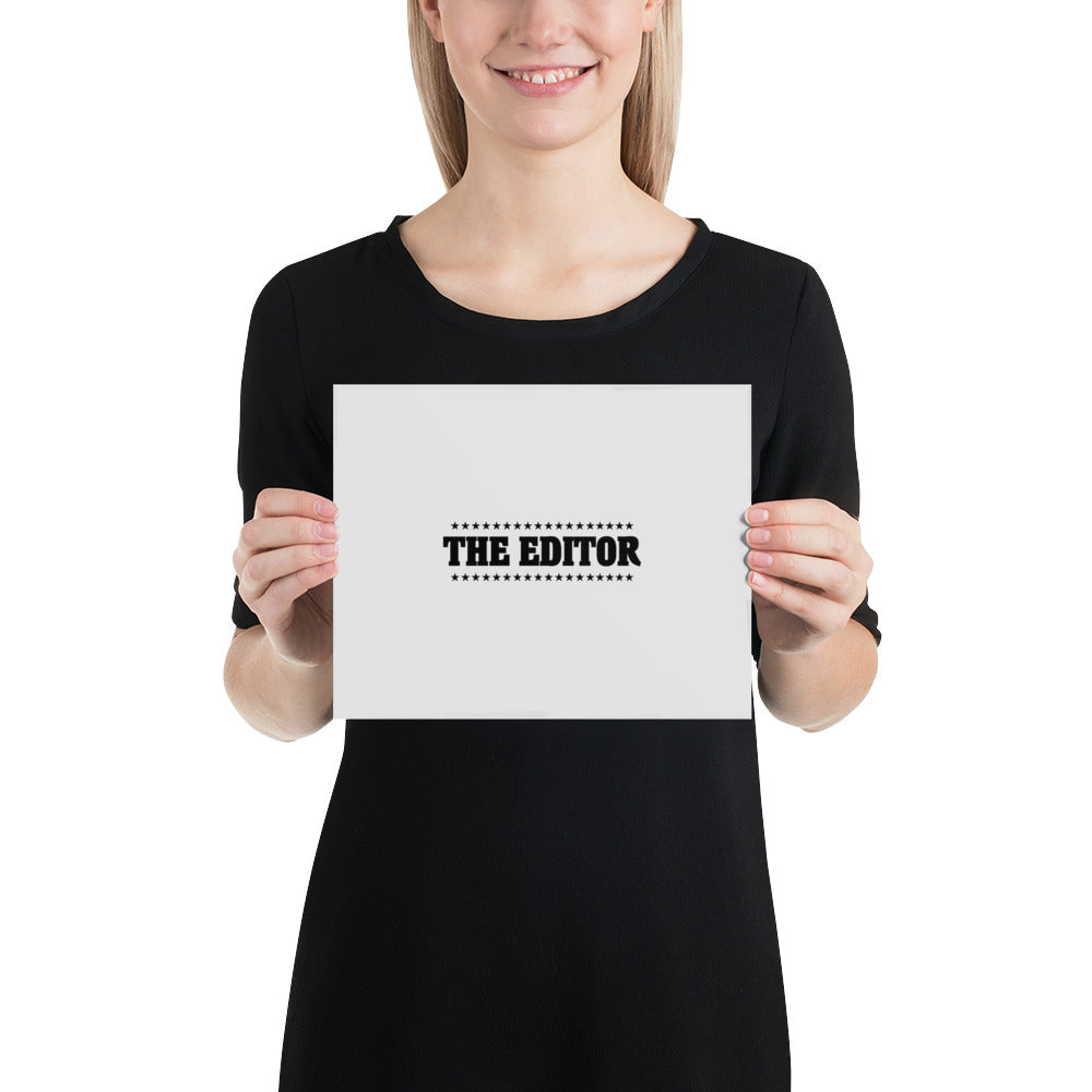 THE EDITOR - Poster