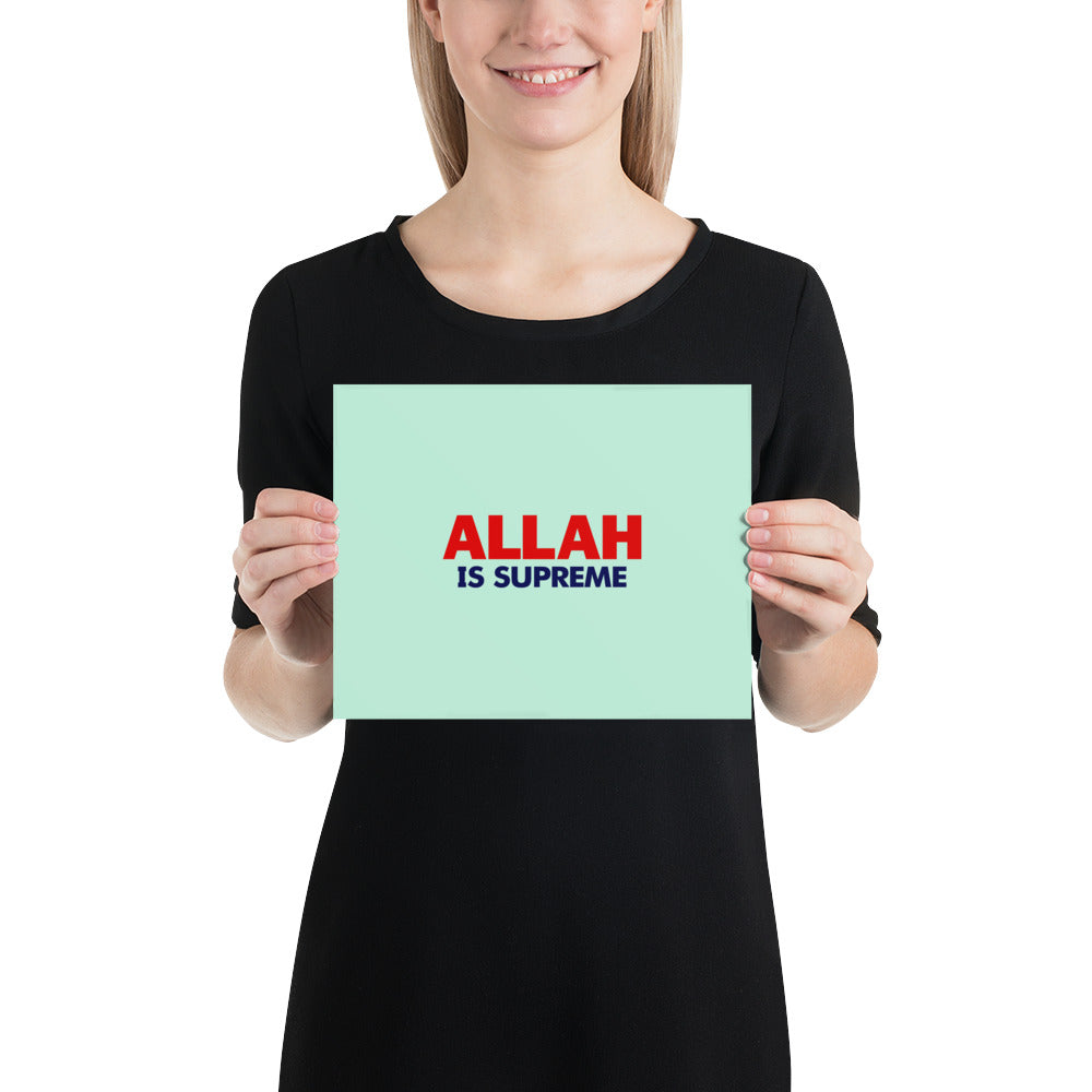 ALLAH IS SUPREME - Poster