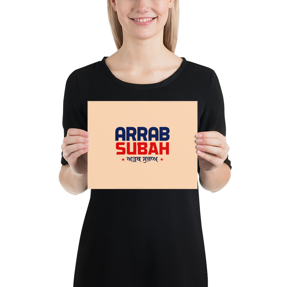 ARRAB SUBAH - Poster