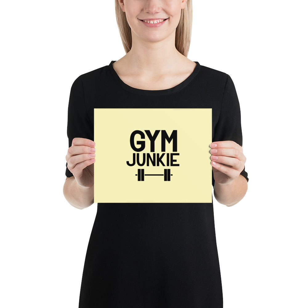 GYM JUNKIE - Poster