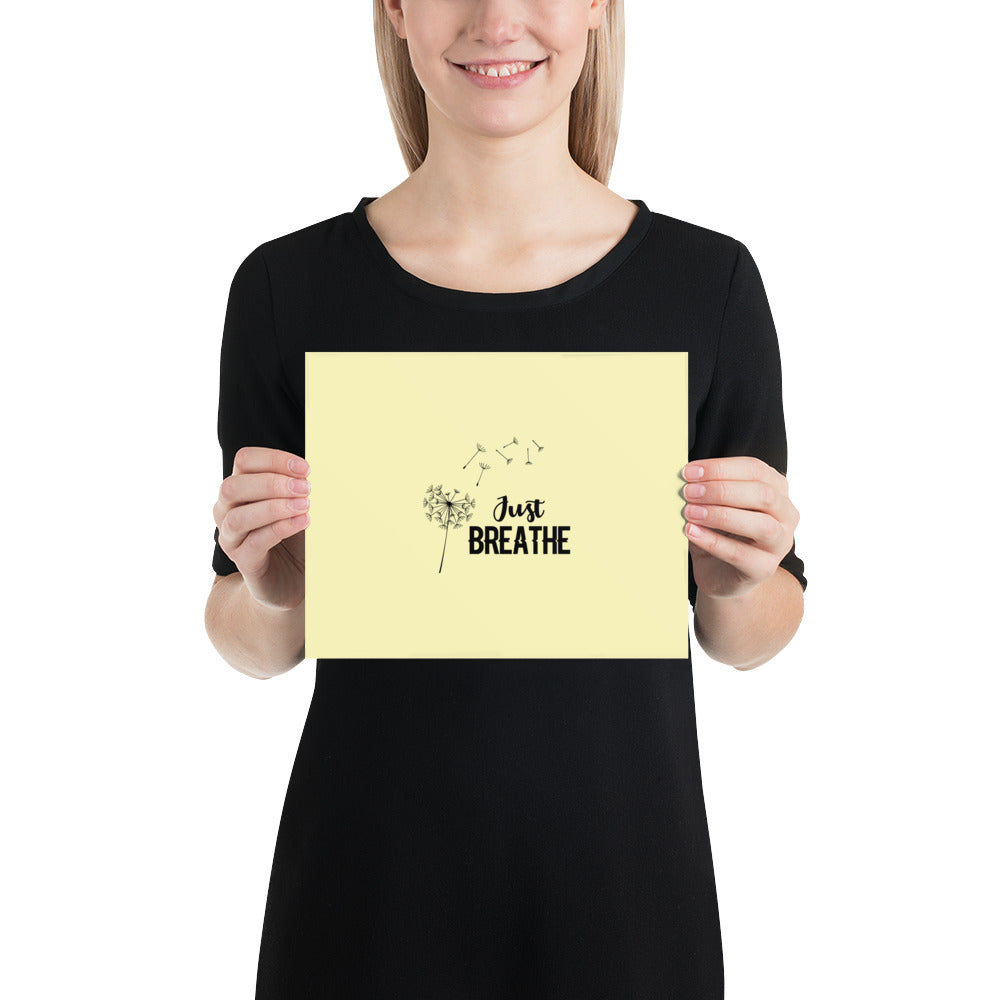 JUST BREATHE - Poster