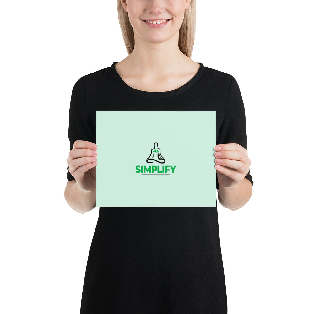 SIMPLIFY - Poster
