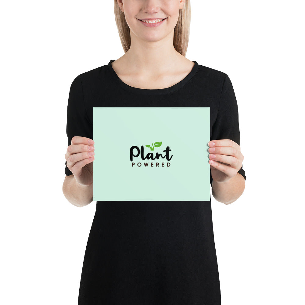 PLANT POWERED - Poster