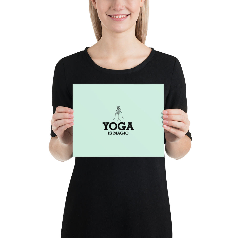 YOGA IS MAGIC - Poster