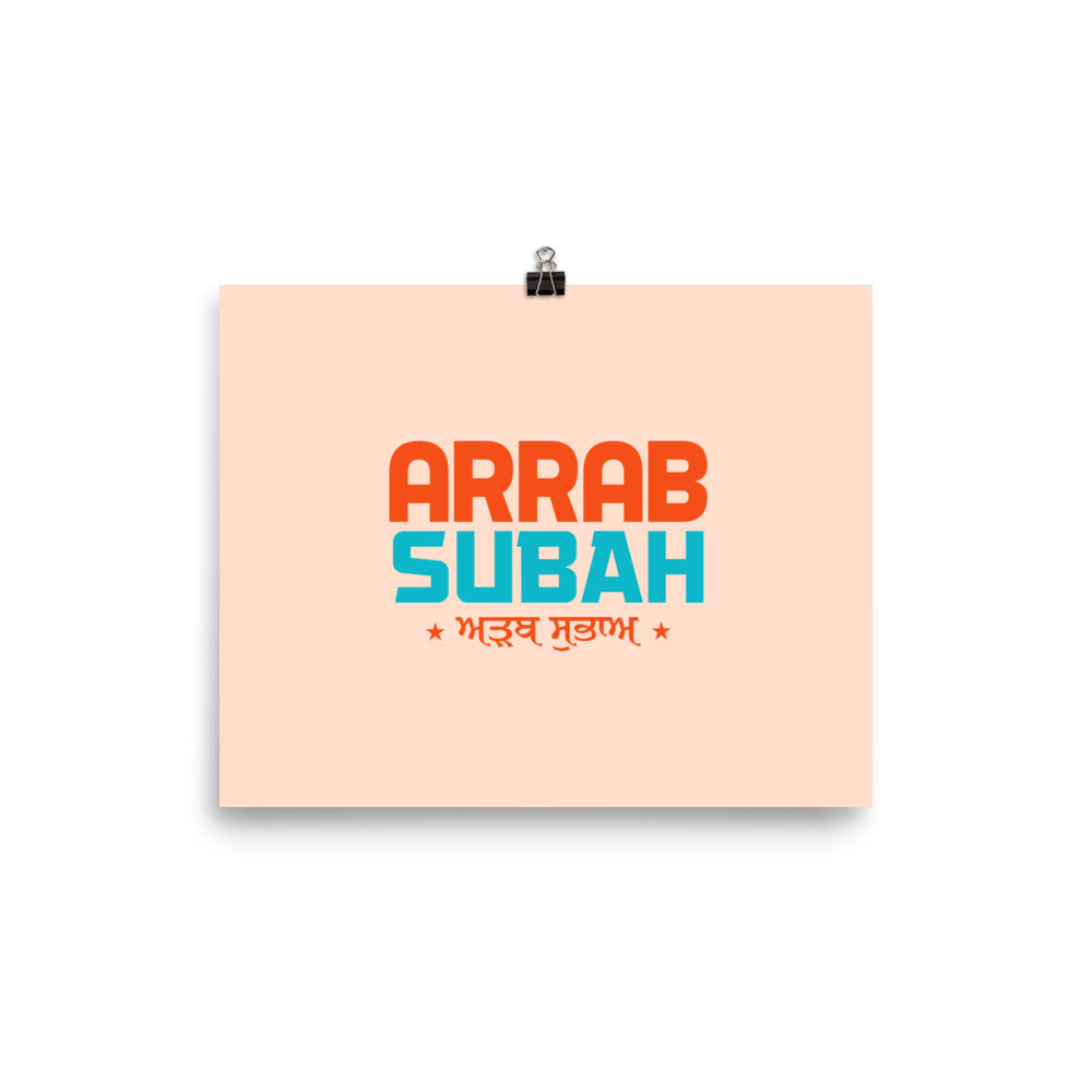 ARRAB SUBAH - Poster