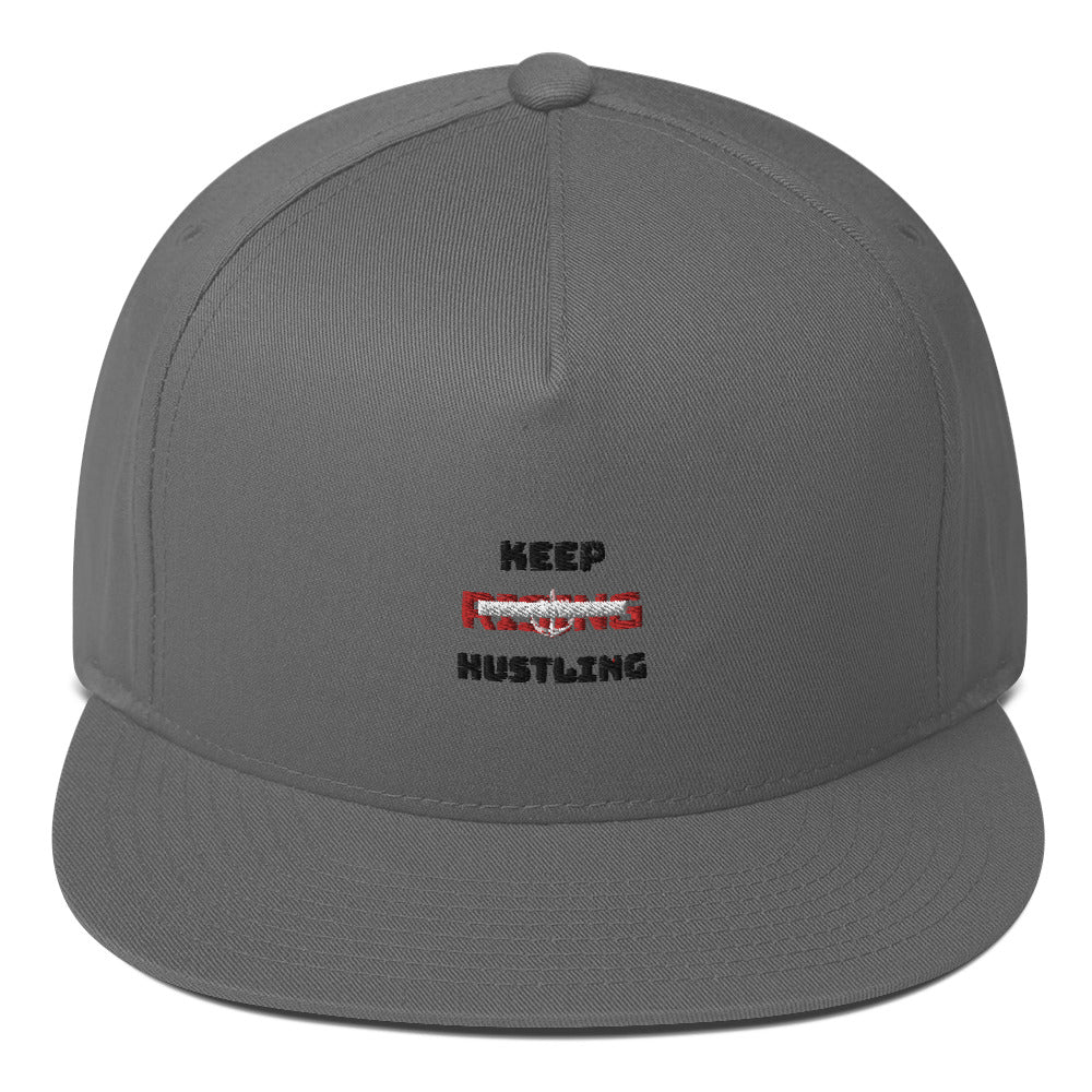 KEEP RISING HUSTLING - Flat Bill Cap