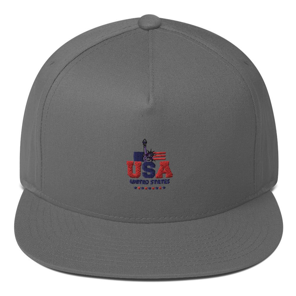 UNITED STATES OF AMERICA - Flat Bill Cap