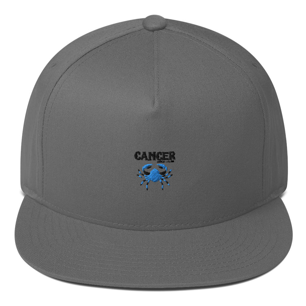 CANCER - Flat Bill Cap