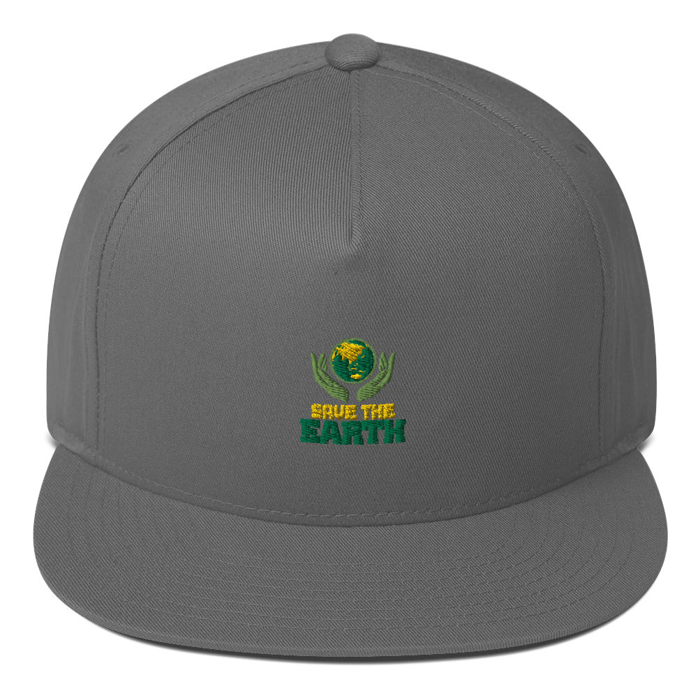 SAVE THE EARTH - Flat Bill Cap