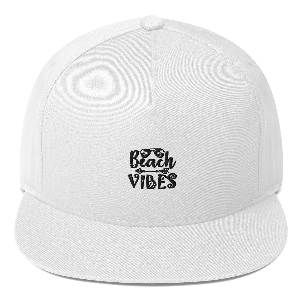 Beach Vibes- Flat Bill Cap