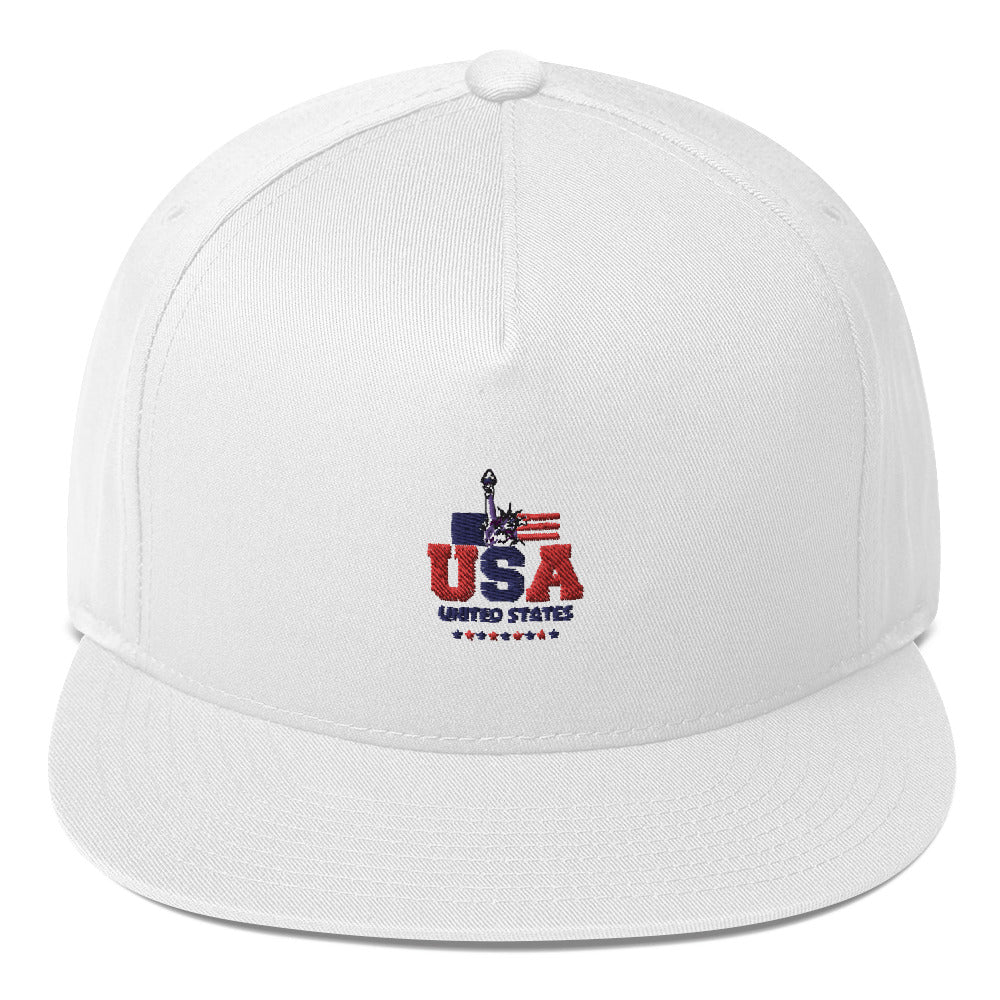 UNITED STATES OF AMERICA - Flat Bill Cap