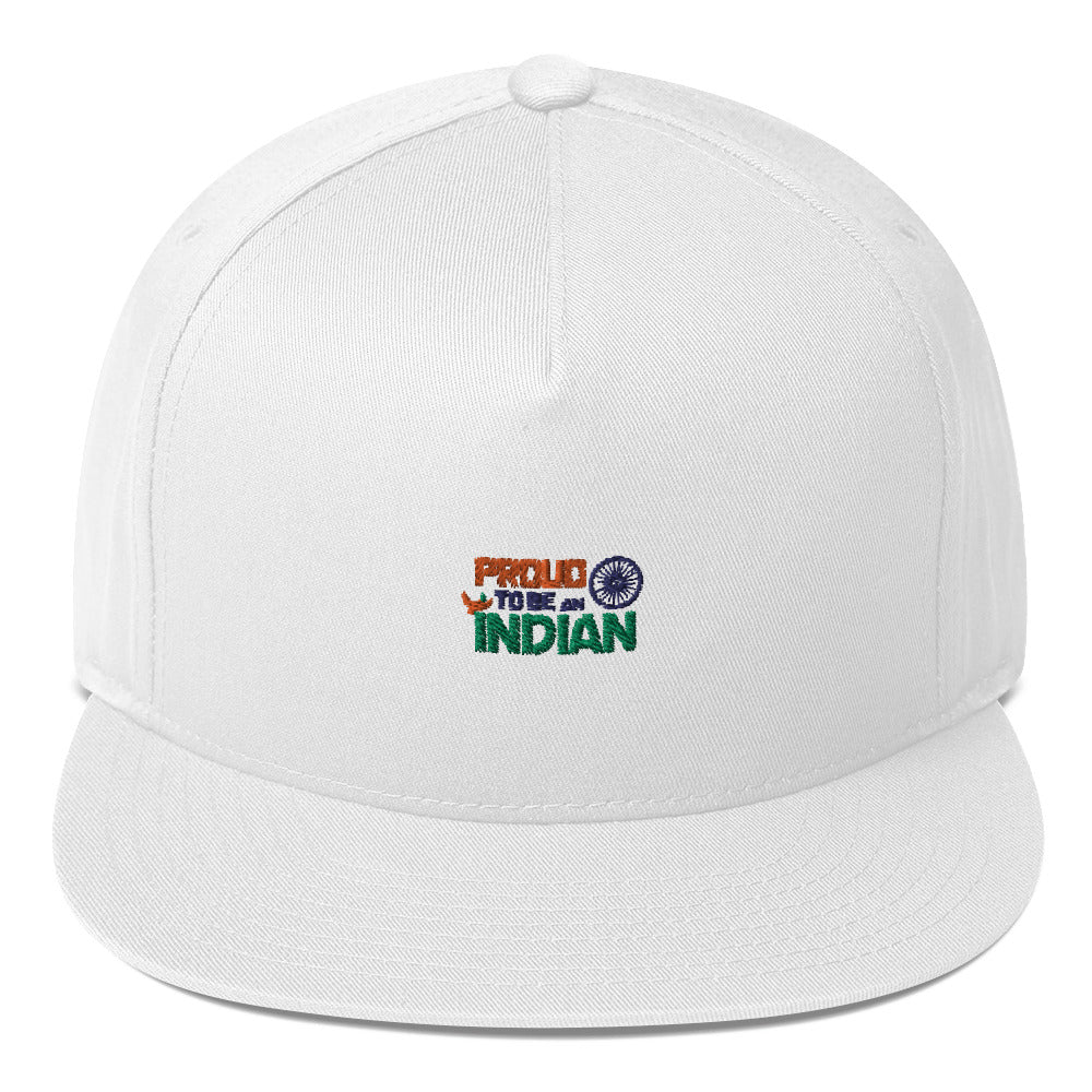 PROUD TO BE AN INDIAN - Flat Bill Cap