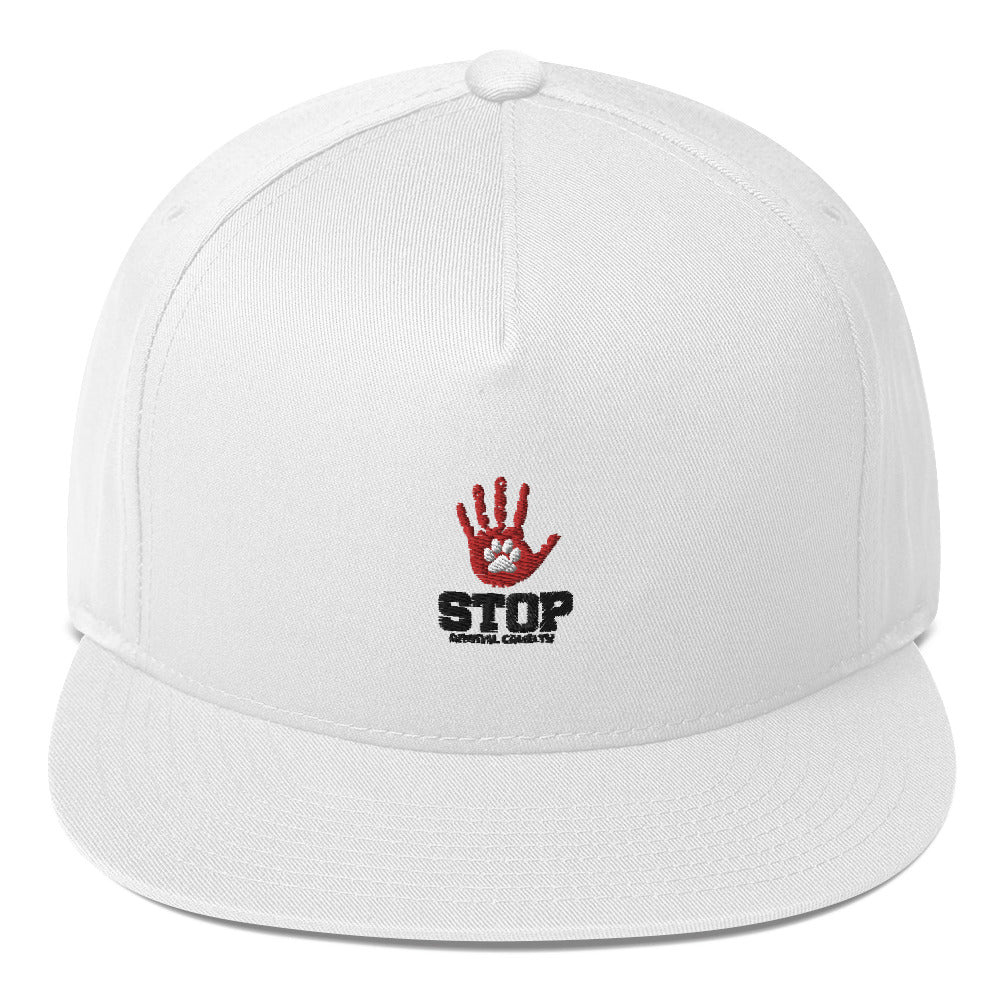 STOP ANIMAL CRUELTY - Flat Bill Cap