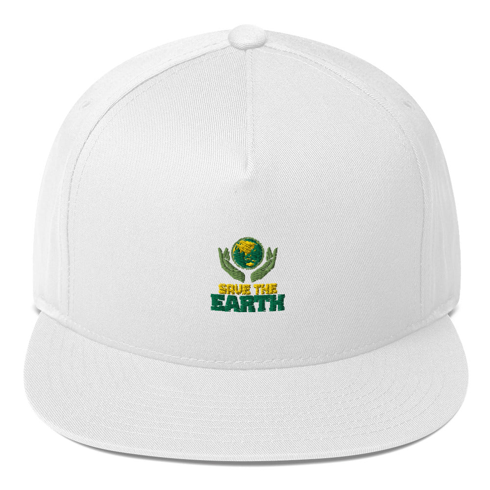 SAVE THE EARTH - Flat Bill Cap