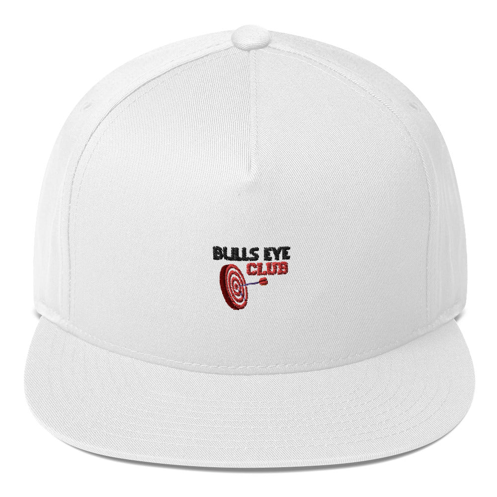 BULLS EYE CLUB - Flat Bill Cap