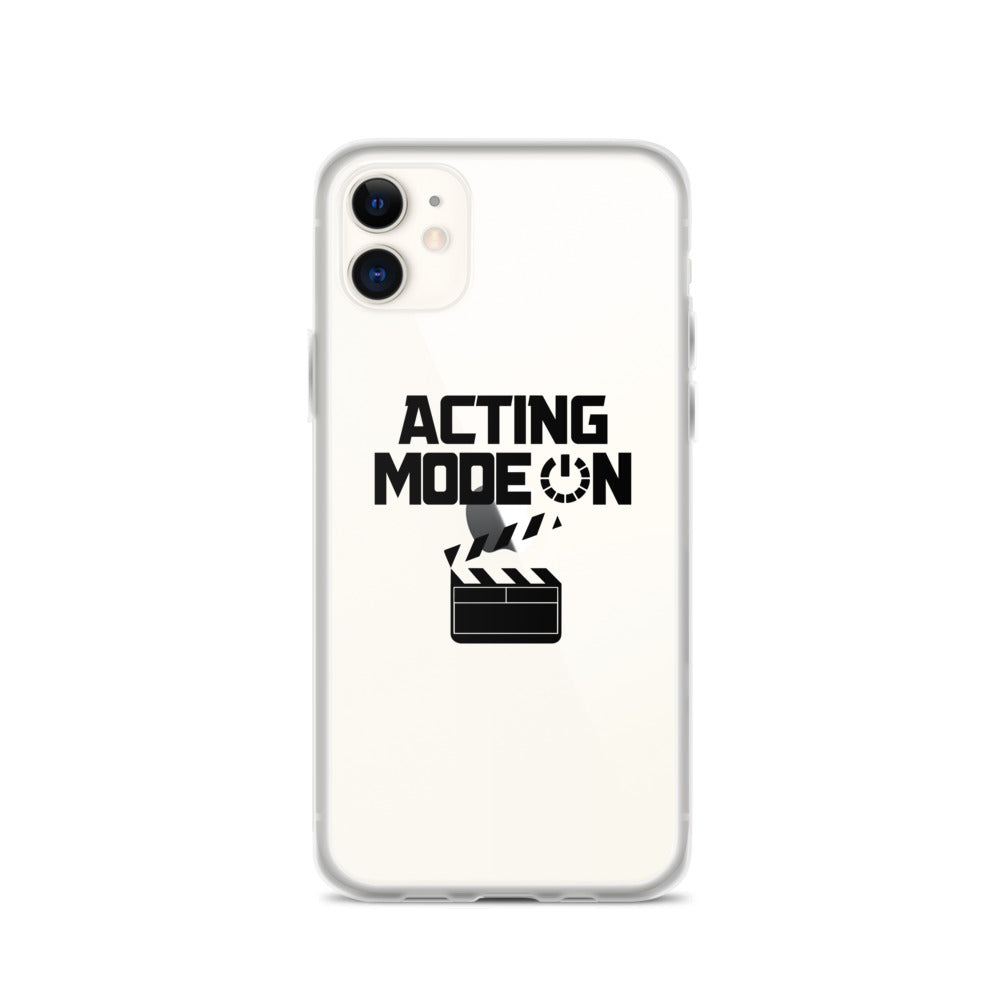 Acting mode - iPhone Case Transparent