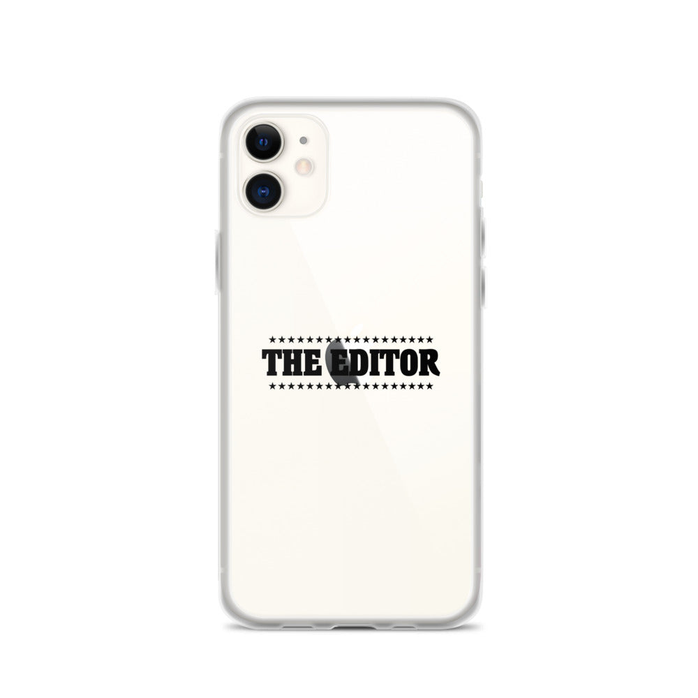 The Editor- iPhone Case Transparent