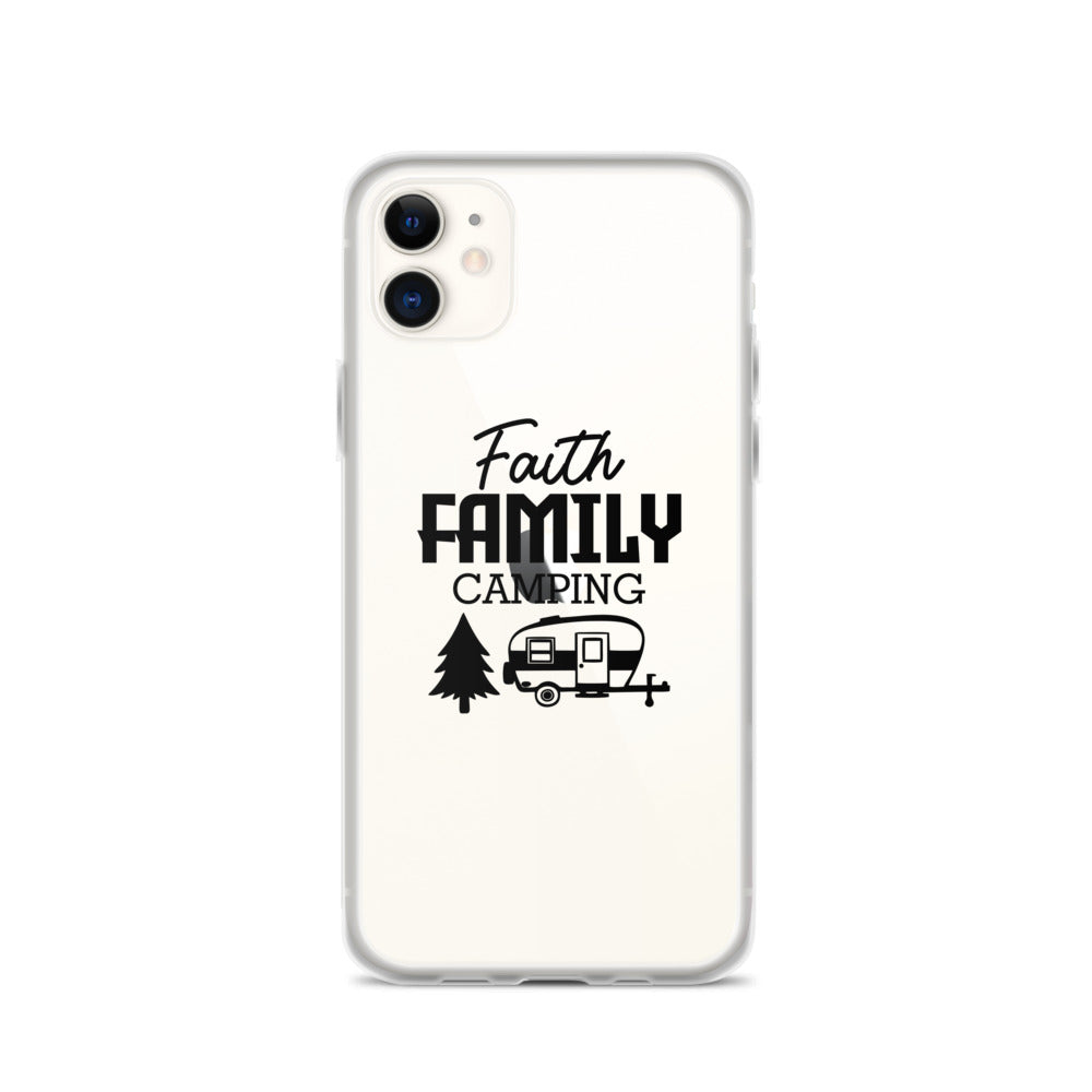 Family Camping- iPhone Case Transparent