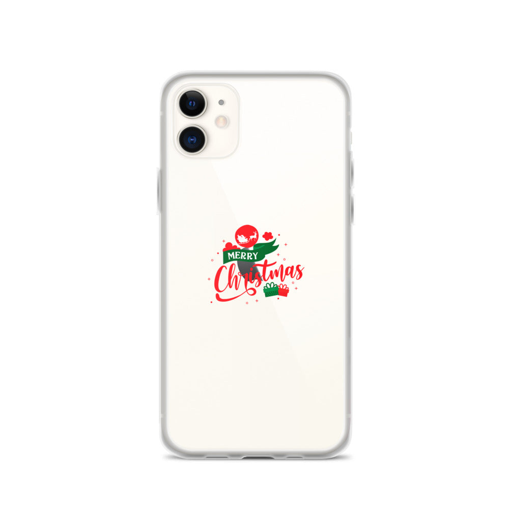 Merry Christmas- iPhone Case Transparent