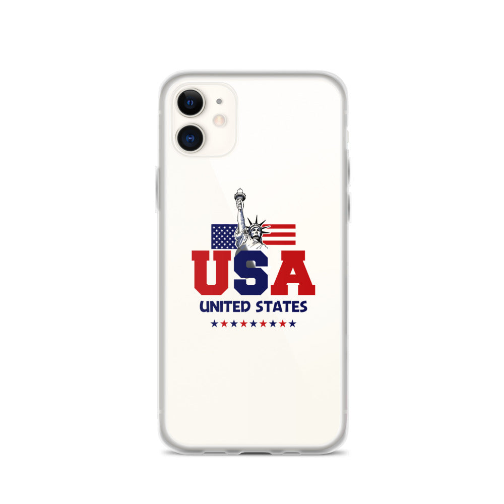 UNITED STATES OF AMERICA - iPhone Case Transparent